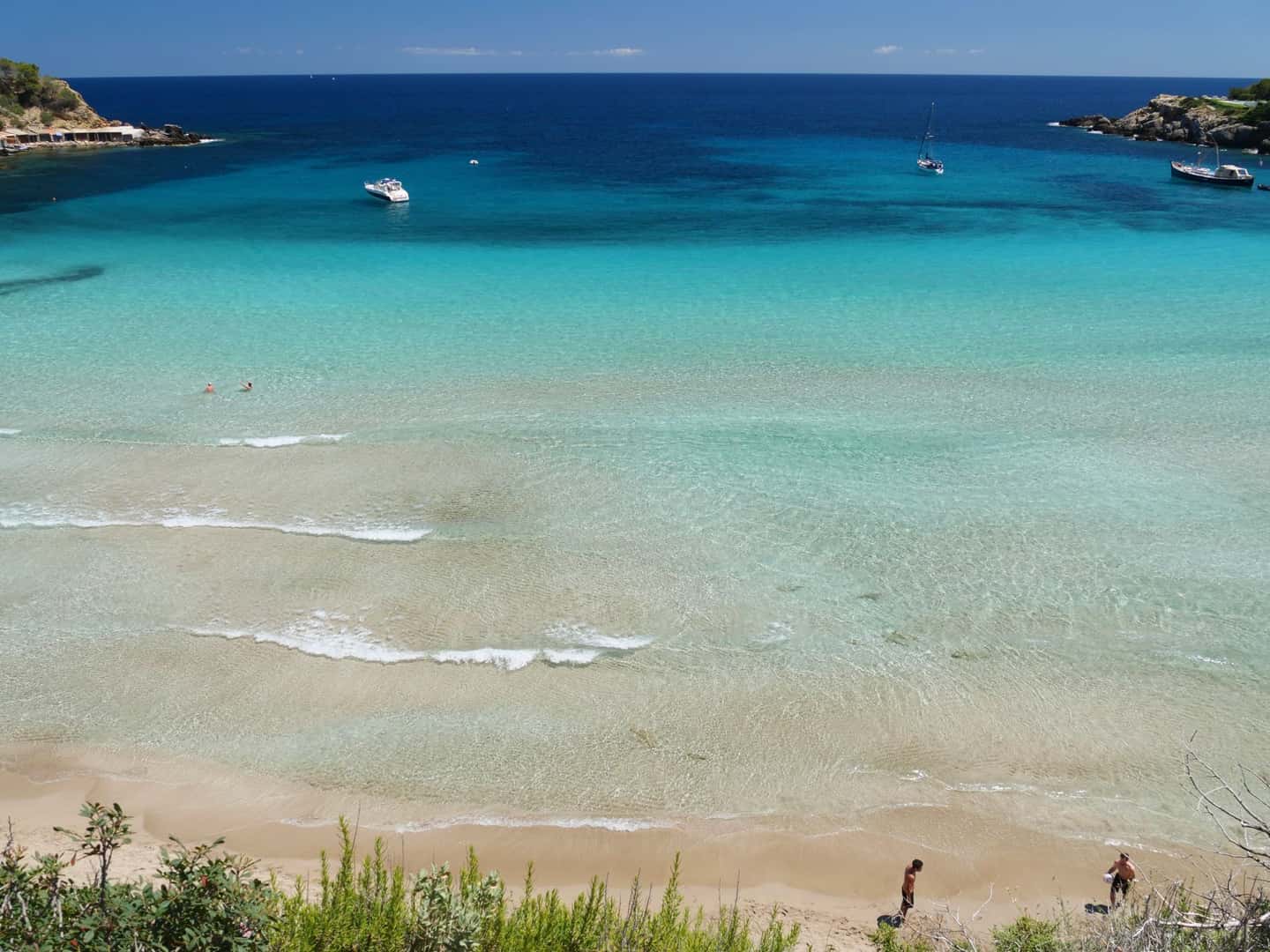 Sailboats on the Mediterranean